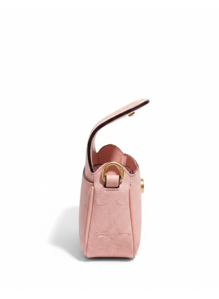 coachoutlet Coach Signature Crossbody Bag in Pink with Gold-Tone Hardware - Image 3